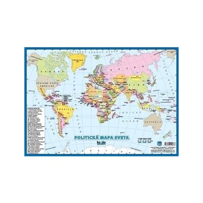 Politická mapa sveta A3 - Kupka Petr