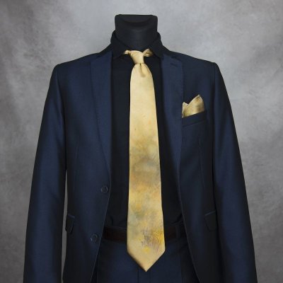 Hodvábna kravata + vreckovka Limited 45