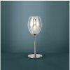 | Eglo 39568 - Stolná lampa ESTANYS 1xE27/60W/230V čierna/dymová | 39568