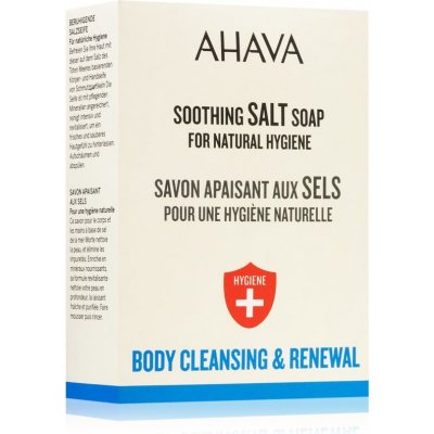 AHAVA Hygiene+ Soothing Salt Soap tuhé mydlo pre upokojenie pokožky 100 g