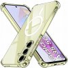 Techsuit – Shockproof Clear Silicone MagSafe priehľadné silikónové ochranné puzdro pre Samsung Galaxy A35 5G – priehľadné KF2344340
