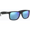 Slnečné okuliare Ray-Ban Justin Classic matt black gum/blue mirror