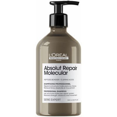 L´Oréal Professionnel Šampón pre poškodené vlasy Absolut Repair Molecular ( Professional Shampoo) 500 ml