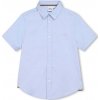 Boss detská bavlnená košeľa J25O36.114.150 modrá