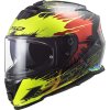 LS2 Helmets LS2 FF800 STORM DROP BLACK YELLOW RED