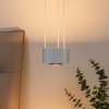 Arcchio LED závesné svietidlo Rotari, šošovka, hore/dole, biele - 9928166