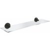 GROHE Start sklenená polička, 530 x 145 x 6 mm, matná čierna, 412022430