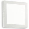 Nástenné svietidlo Ideal lux 138640 UNIVERSAL SQUARE BIANCO 1xLED 18W/1050lm 3000K biela