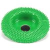 Saburrtooth USA Ihličková mini rašpľa SABURR - 50mm šikma oblá, Drsnosť Ihličiek Saburrtooth USA Zelená - Hrubá