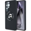 Puzdro Karl Lagerfeld Liquid Silicone K&CH Heads MagSafe Samsung Galaxy S25 Ultra - čierne