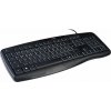 C-TECH Klávesnice KB-107 USB, ERGO, černá, CZ/SK