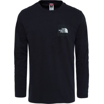 The North Face M L/S FINE TEE Pánske tričko, čierna, XL