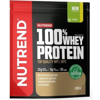 Nutrend 100% Whey Protein 1000 g (banán-jahoda)