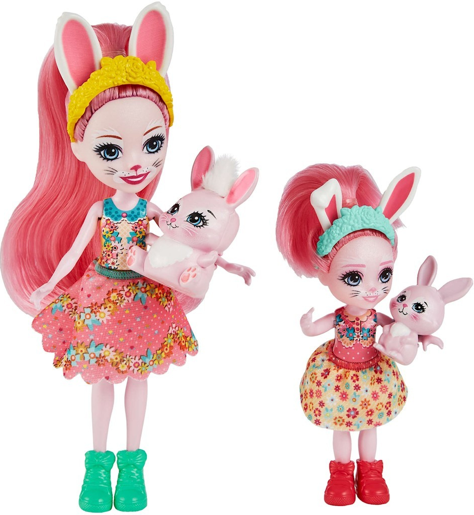 MATTEL ENCHANTIMALS so sestričkou Bree Bunny™ a Twist™