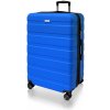 AVANCEA Škrupinový cestovný kufor DE2708 modrý L 76x50x33 cm