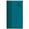 Diár 2026 MINI VENETIA, A6, týždenný, tyrkysový, 144 listov, 80 x 140mm