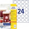 Avery-Zweckform 5080 Ø 40 mm papier biela 1 sada premiestniteľné univerzálne etikety; 5080