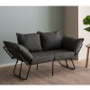 Atelier Del Sofa Viper 2-miestny – Tmavosivá