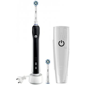 Oral-B Pro 750 CrossAction Black + White case