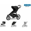 Thule Set 4v1 Urban Glide 4-wheel Black 2024 + pláštěnka + ochranná síť + madlo