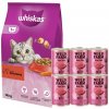 Whiskas Adult s hovädzím mäsom 14 kg + WILD FARM Pate Beef 6x400g