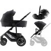 BRITAX Sada kočíka Smile 5Z + hlboká vanička + autosedačka Baby-Safe PRO Style, Carbon Black