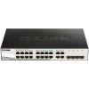 D-Link DGS-1210-20 L2/L3 Smart+ switch, 16x GbE, 4x RJ45/SFP, fanless DGS-1210-20/E