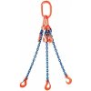 SVX Reťazový záves oko-3 hák tr 100 so skracovačom (4,5 m, 14000/10000 kg, 13mm) 4,5 m, 14000/10000 kg, 13mm