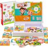 Drevená magnetická krabička TOOKY TOY Puzzle
