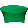 TENTino Elastický obrus STANDARD na okrúhly stôl 152 cm Farba obrusu: ZELENÁ / GREEN