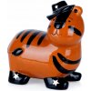 Detská keramická pokladnička Tiger, oranžová
