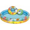 BESTWAY 51124 KX5894 Detský bazén 122CM, s loptou a kolesom
