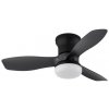 Globo 03669 - Stmievateľný stropný ventilátor IRWIN LED/15W/230V 2700-6500K čierny + diaľkové ovládanie 03669 + záruka 5 rokov zadarmo