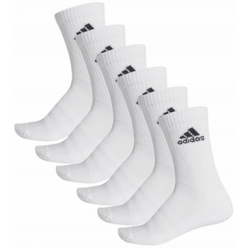 adidas ponožky 3 páry CUSH CRW 3PP DZ9356 biele