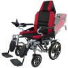 Elektrický skladací invalidný vozík Eroute 5003 XXL 56 cm s polohovaním operadla