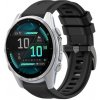 VSETKONAMOBIL 87341 SILICONE Vymeniteľný remienok pre Garmin Fenix 8 43mm čierny