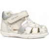 Geox detské sandále Zapito white/silver