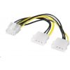 PremiumCord Redukcia napájania 2x MOLEX PCI-e 8pin kn-13