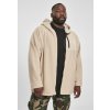 Urban Classics hooded Sherpa Zip jacket darksand
