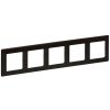 Legrand VALENA LIFE rám 5x (754175) drevo tmavé