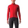 Castelli Perfetto RoS 2 Convertible Jacket, Rich red/ Black reflex Veľkosť: XXL Pánska vetru a vode odolná bunda s odopínacími rukávmi