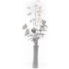 Vetvička MagicHome Vianoce, MoneyPlant.White, biela, 56x107 cm