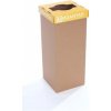 Odpadkový kôš na triedený odpad, recyklovaný, HU popis, 50 l, RECOBIN 