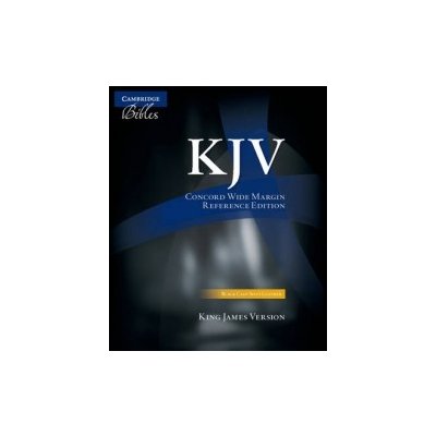 KJV Concord Wide Margin Reference Edition Black Calf Split Leather KJ763:XM