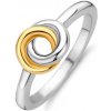 TI SENTO strieborný prsteň spojené kruhy 12142SY
