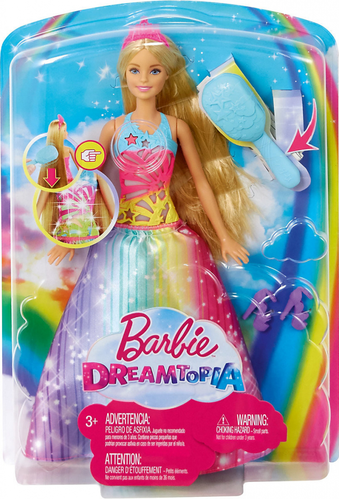 Barbie Dreamtopia Rainbow Kingdom Magical Hair Game Princess blondýnka od  27,06 € - Heureka.sk
