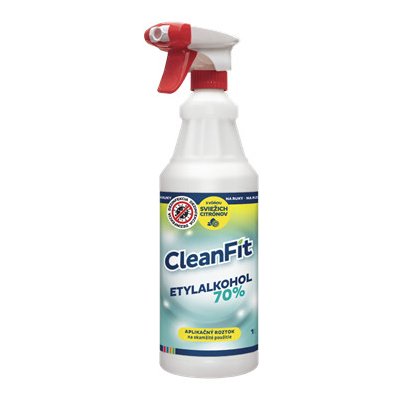 CleanFit ETYLALKOHOL 70% s vôňou sviežich citrónov 10 l