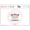 Sada brzdových platničiek kotúčovej brzdy BREMBO P 50 032