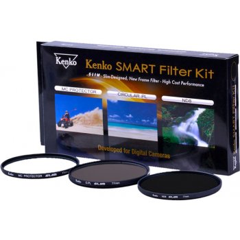 KENKO Smart 3-Kit protector+PL-C+ND 8x 77 mm