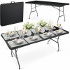 Skladací záhradný stôl 180 cm Plonos čierny